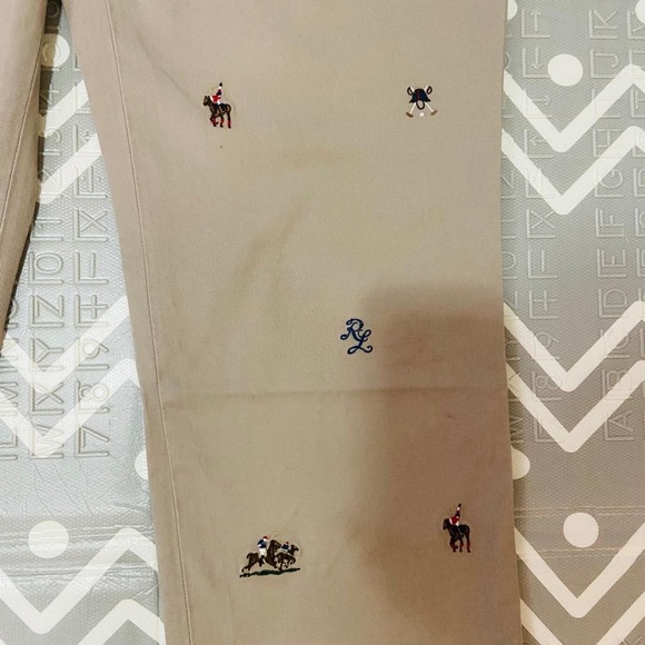 RALPH LAUREN Graphic Chino  Jeans Pants - Picture 2 of 7